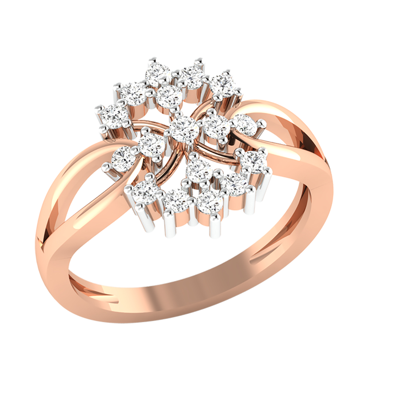 Lily Round Diamond Engagement Ring