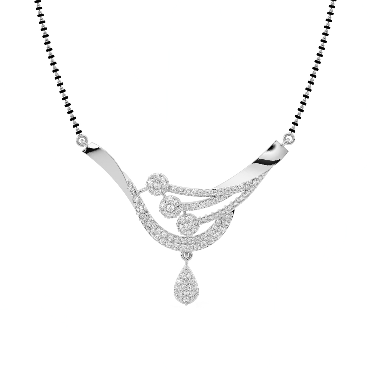 Diamond Mangalsutra Design For Her