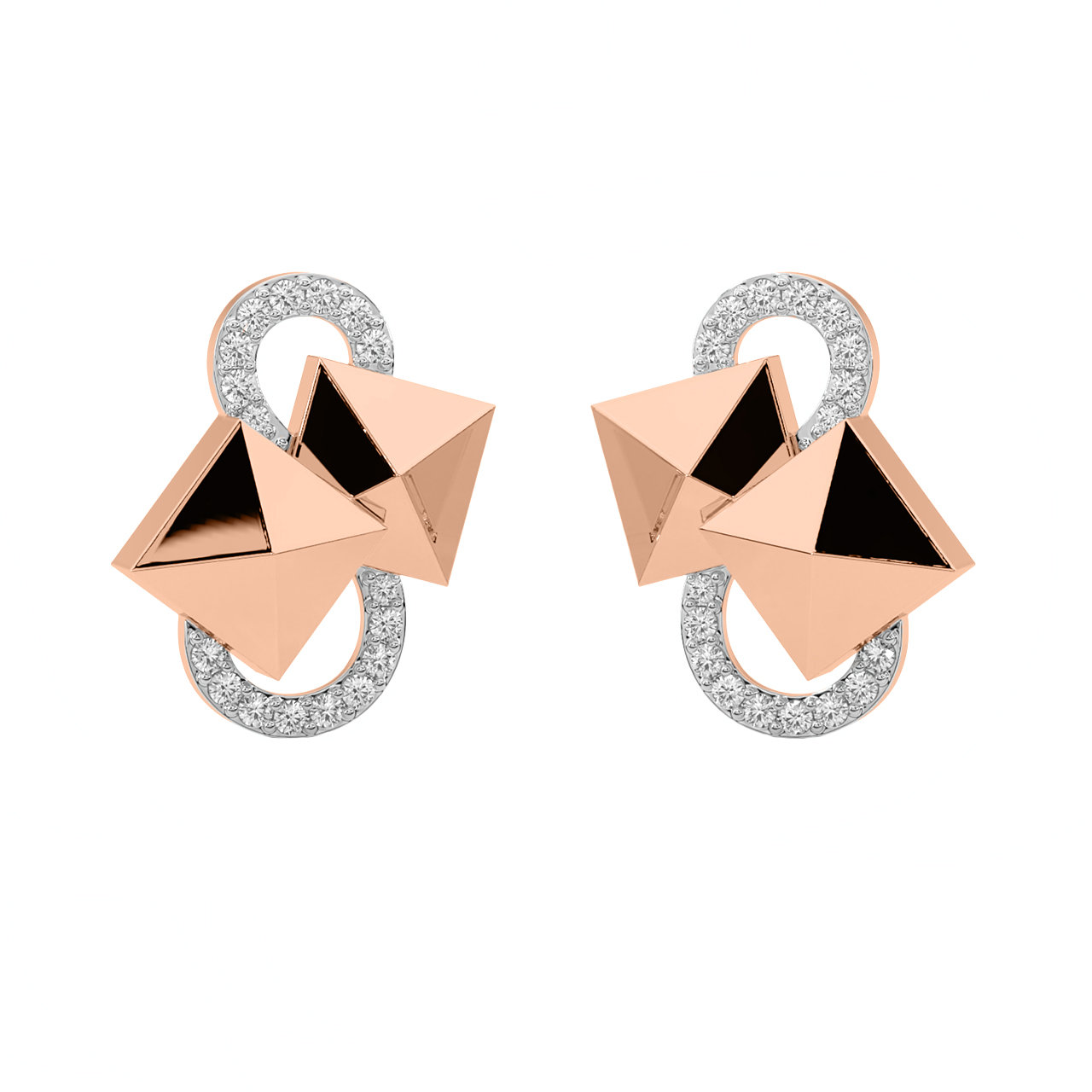 Classic Square Diamond Earrings
