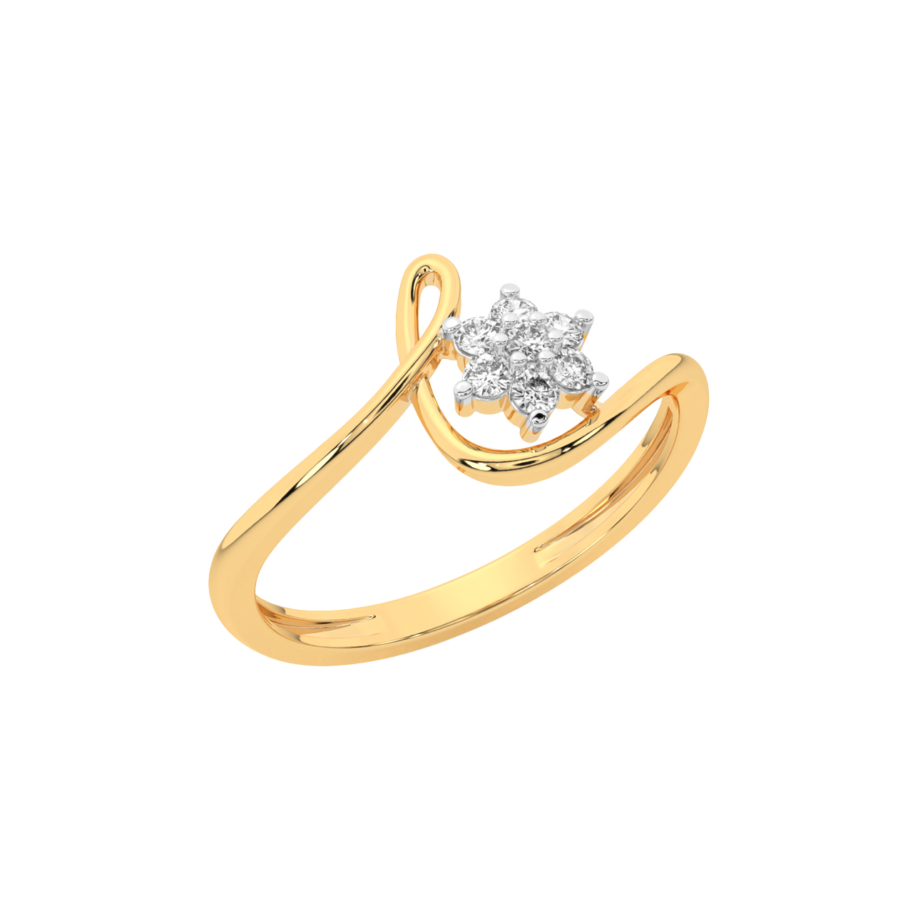 Heart Cut Diamond Minimal Dainty Engagement Ring - Abhika Jewels