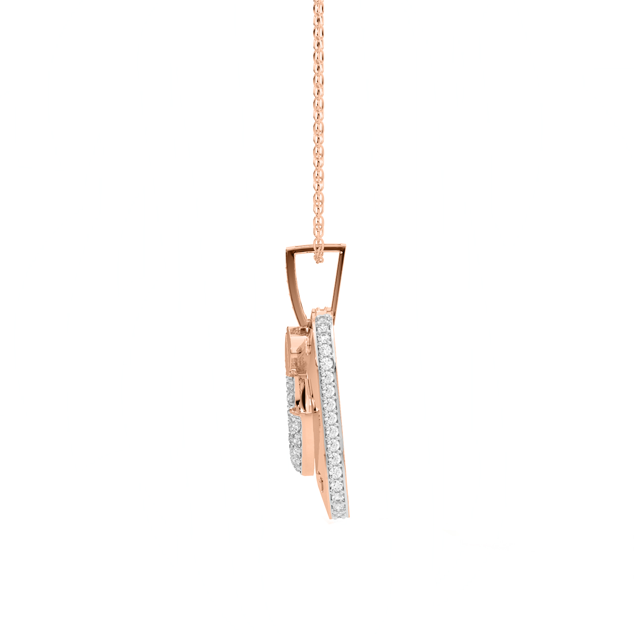 On The Square Diamond Pendant