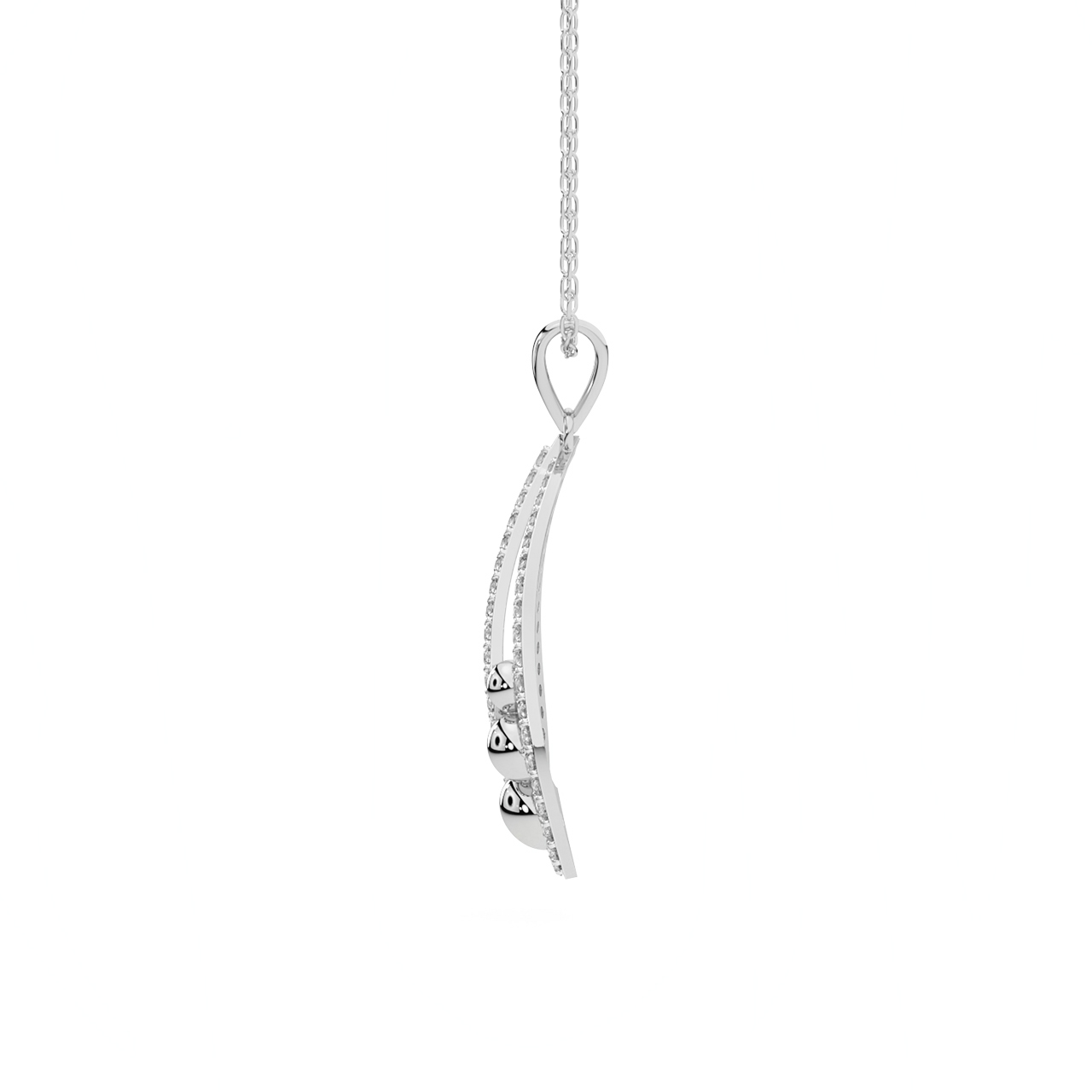 Entwined Spirit Diamond Pendant