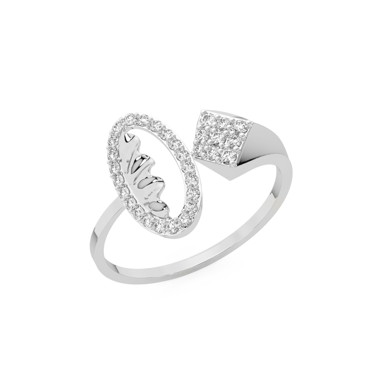 Talibah Round Diamond Engagement Ring