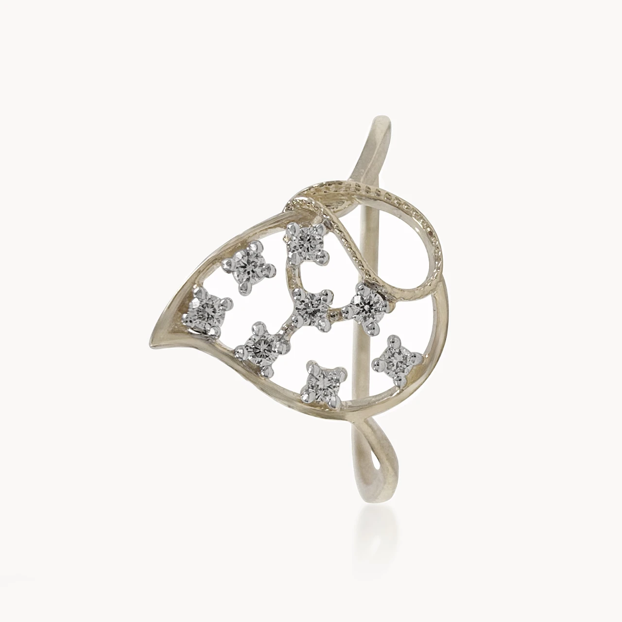 Droplet Duo Diamond Ring