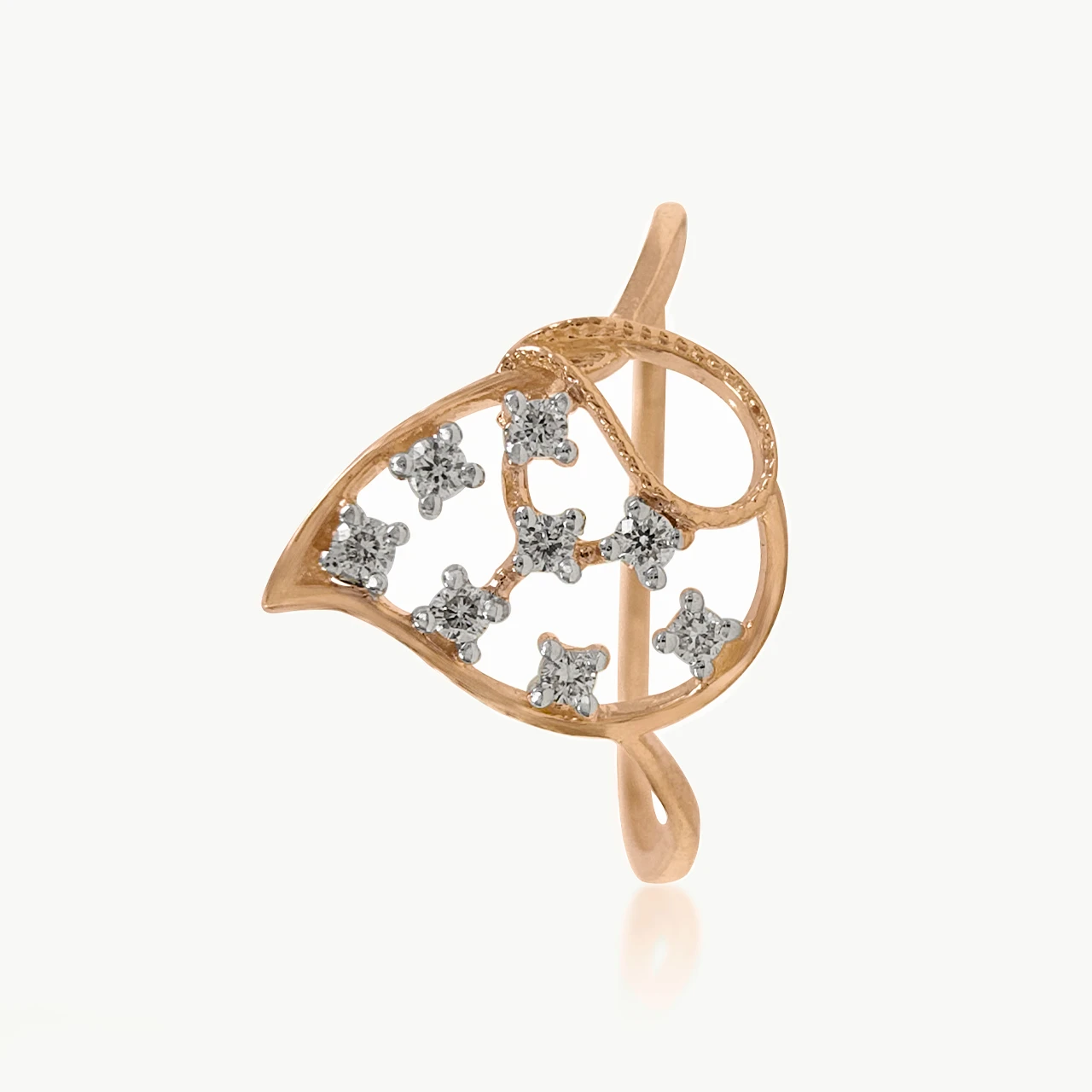Droplet Duo Diamond Ring