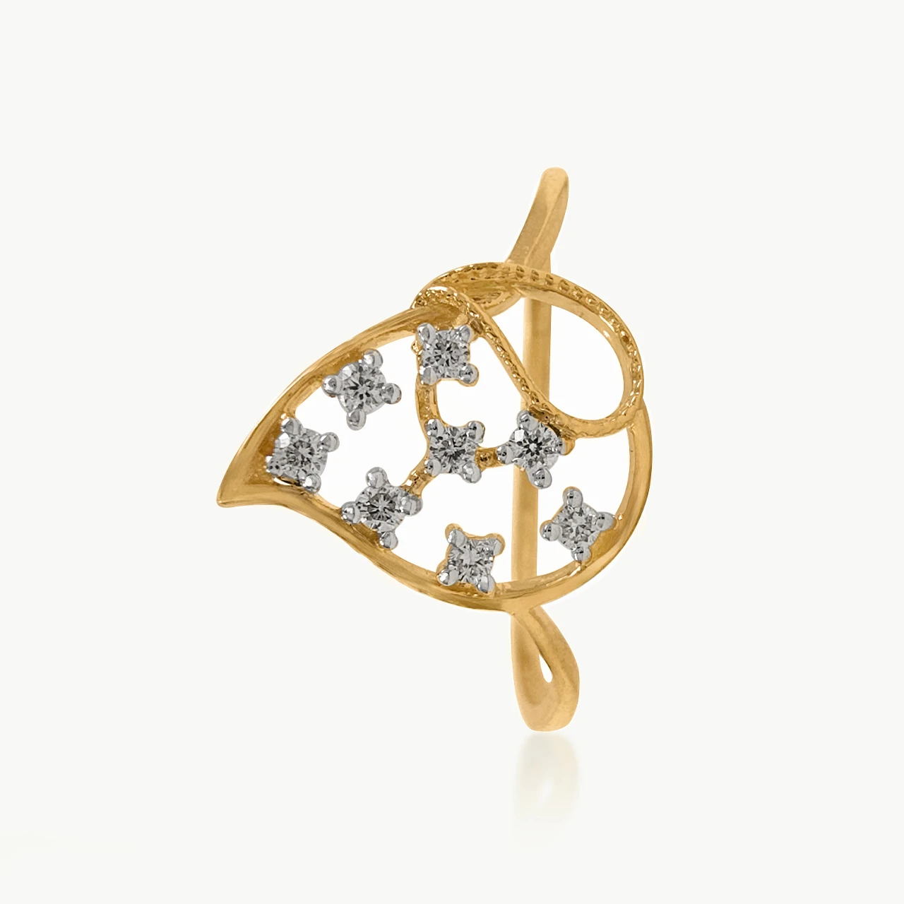 Droplet Duo Diamond Ring