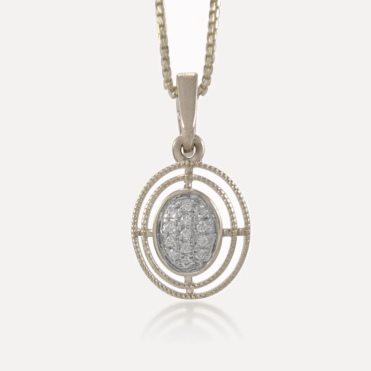 Eternal Halo Diamond Pendant