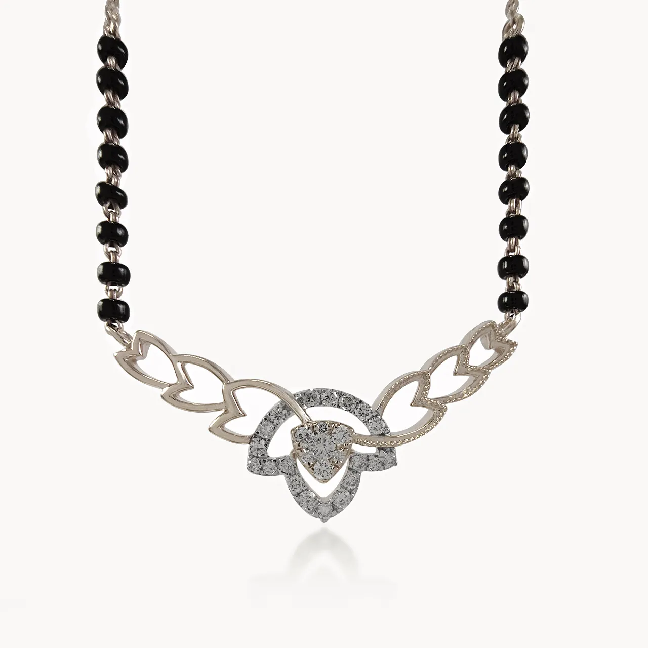 Hearts & Petals Diamond  Mangalsutra