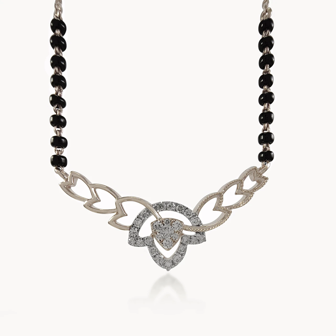 Hearts & Petals Diamond  Mangalsutra