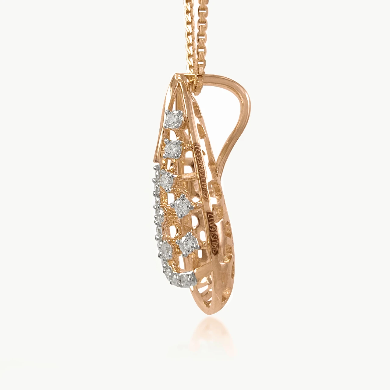 Honeycomb Gleam Diamond Pendant