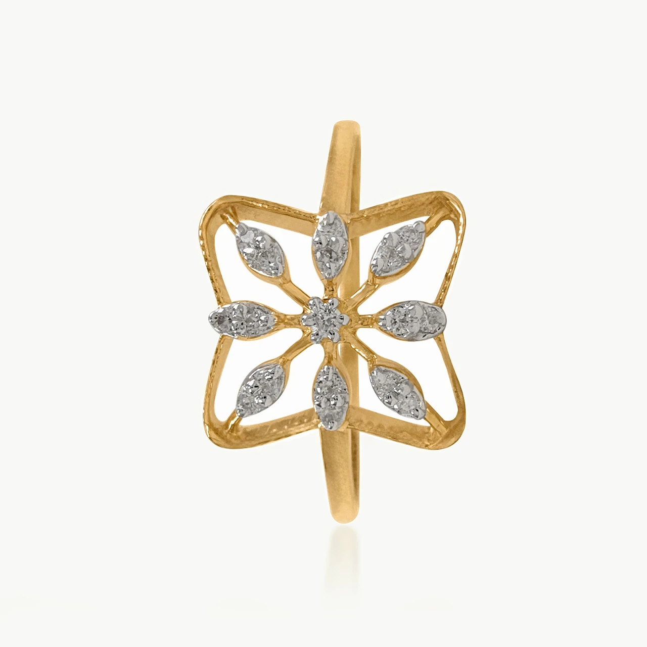 Illusional Marquise Bloom Diamond Ring