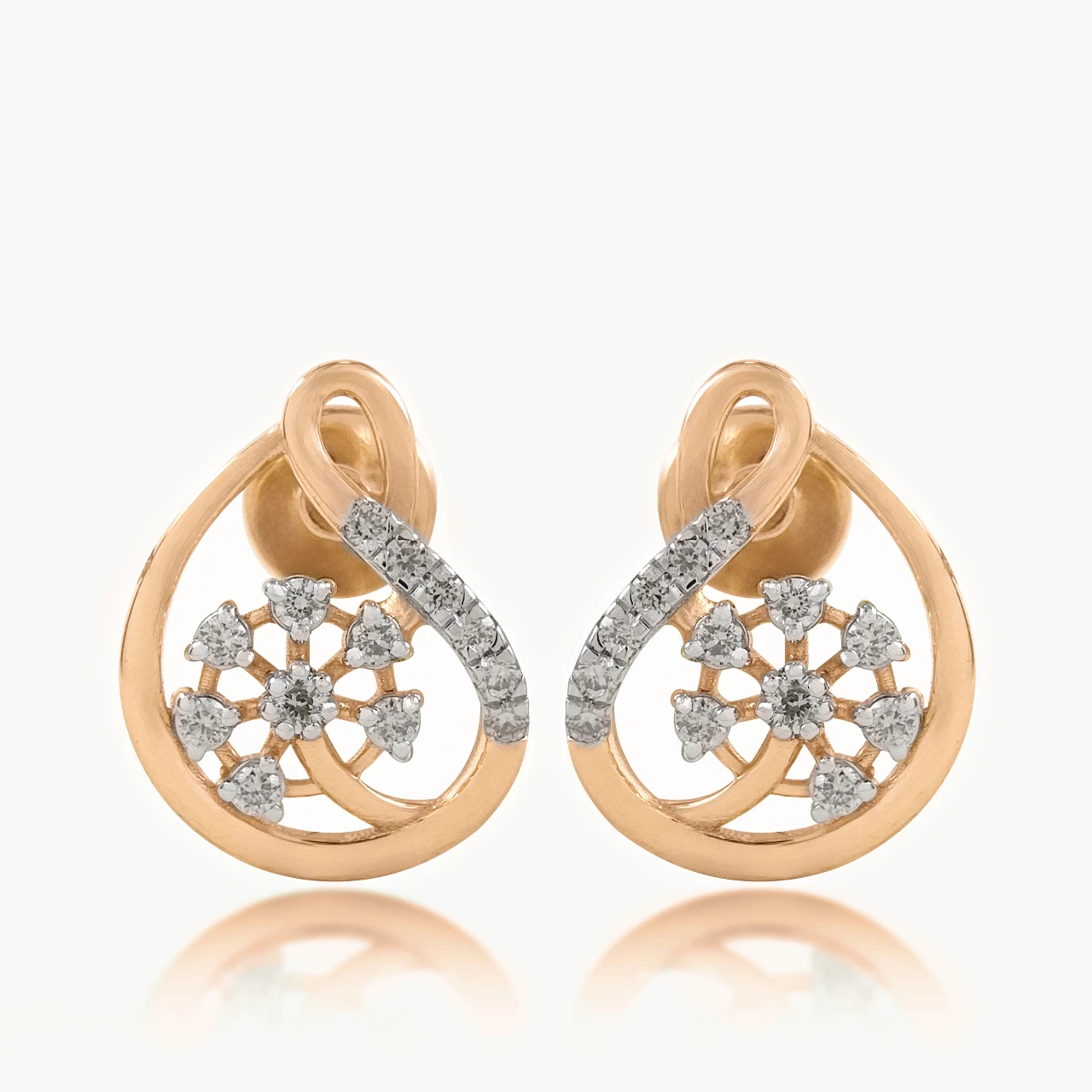 Infinite Bloosom Diamond Earrings