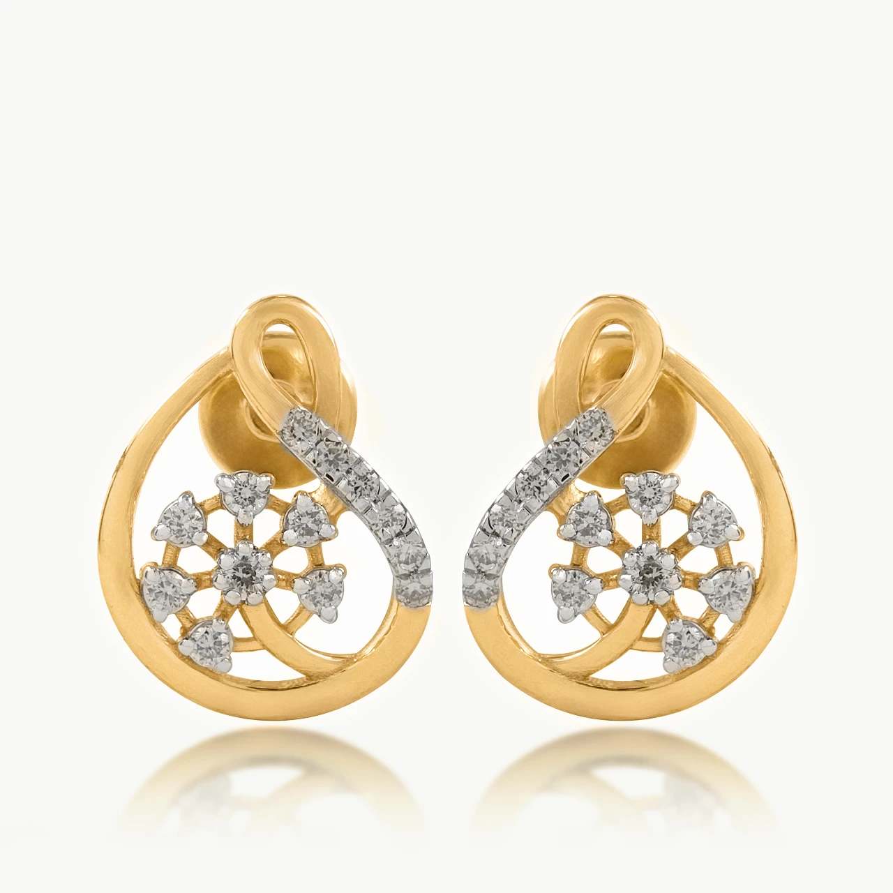 Infinite Bloosom Diamond Earrings