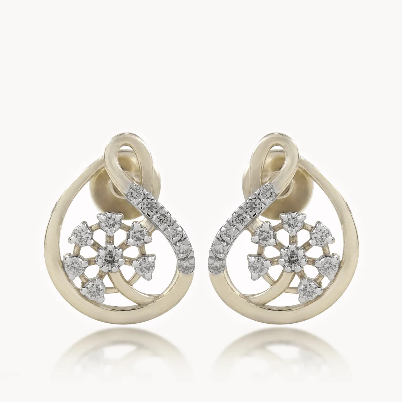 Infinite Bloosom Diamond Earrings