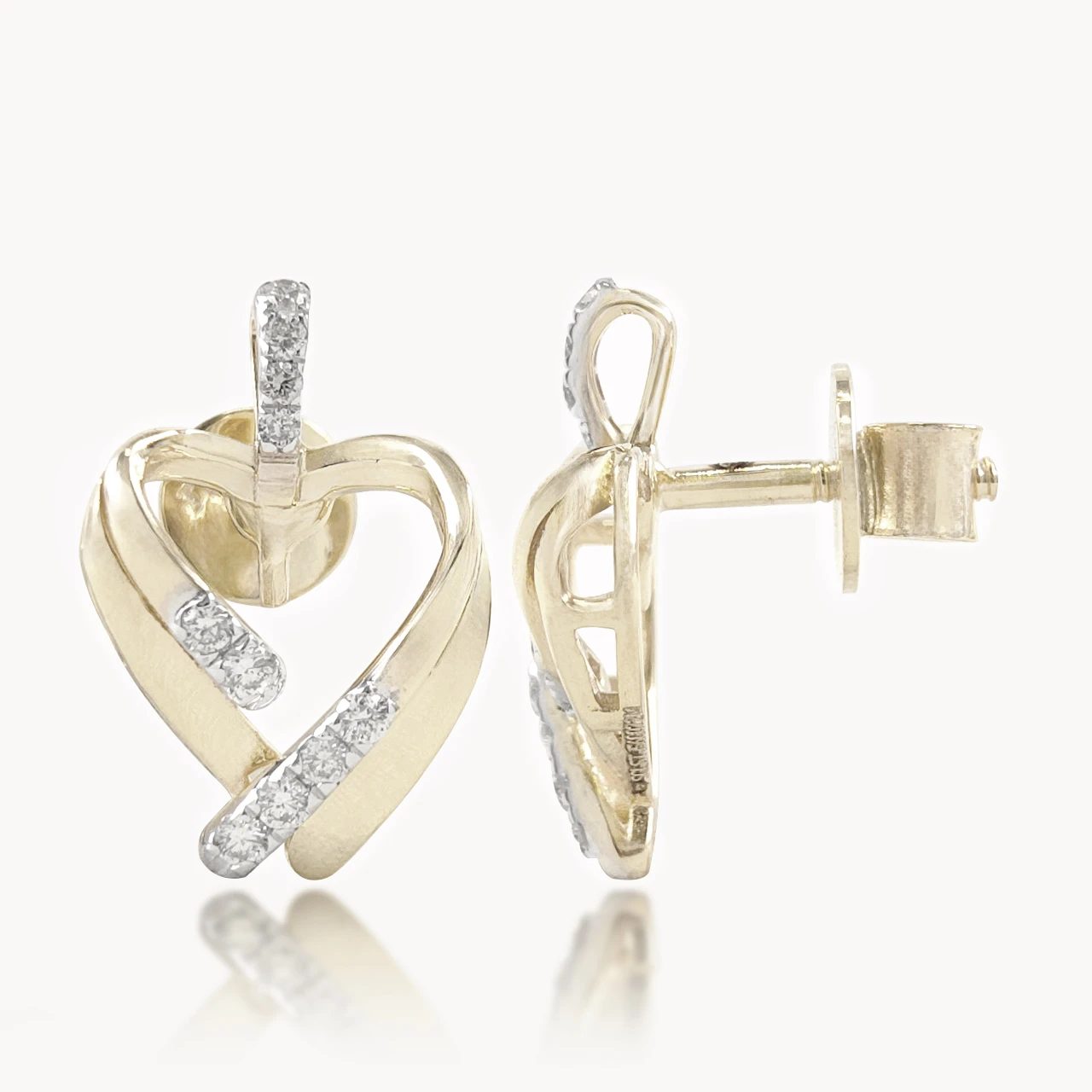 Linear Love Diamond Earrings