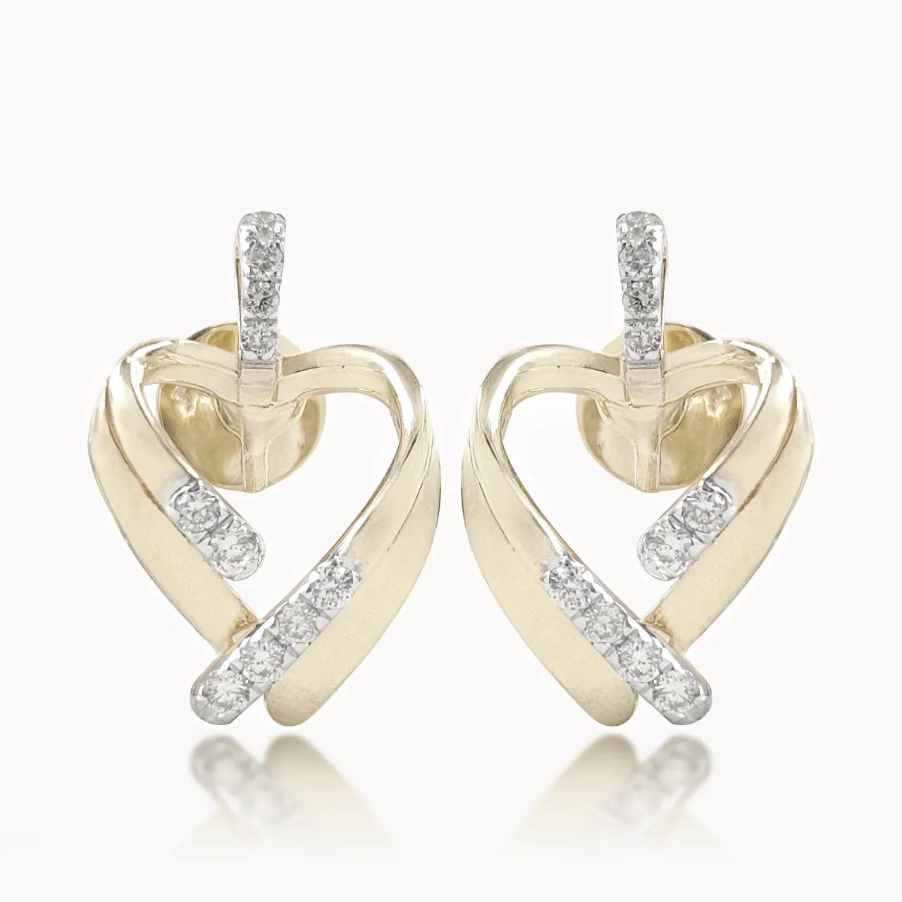 Linear Love Diamond Earrings