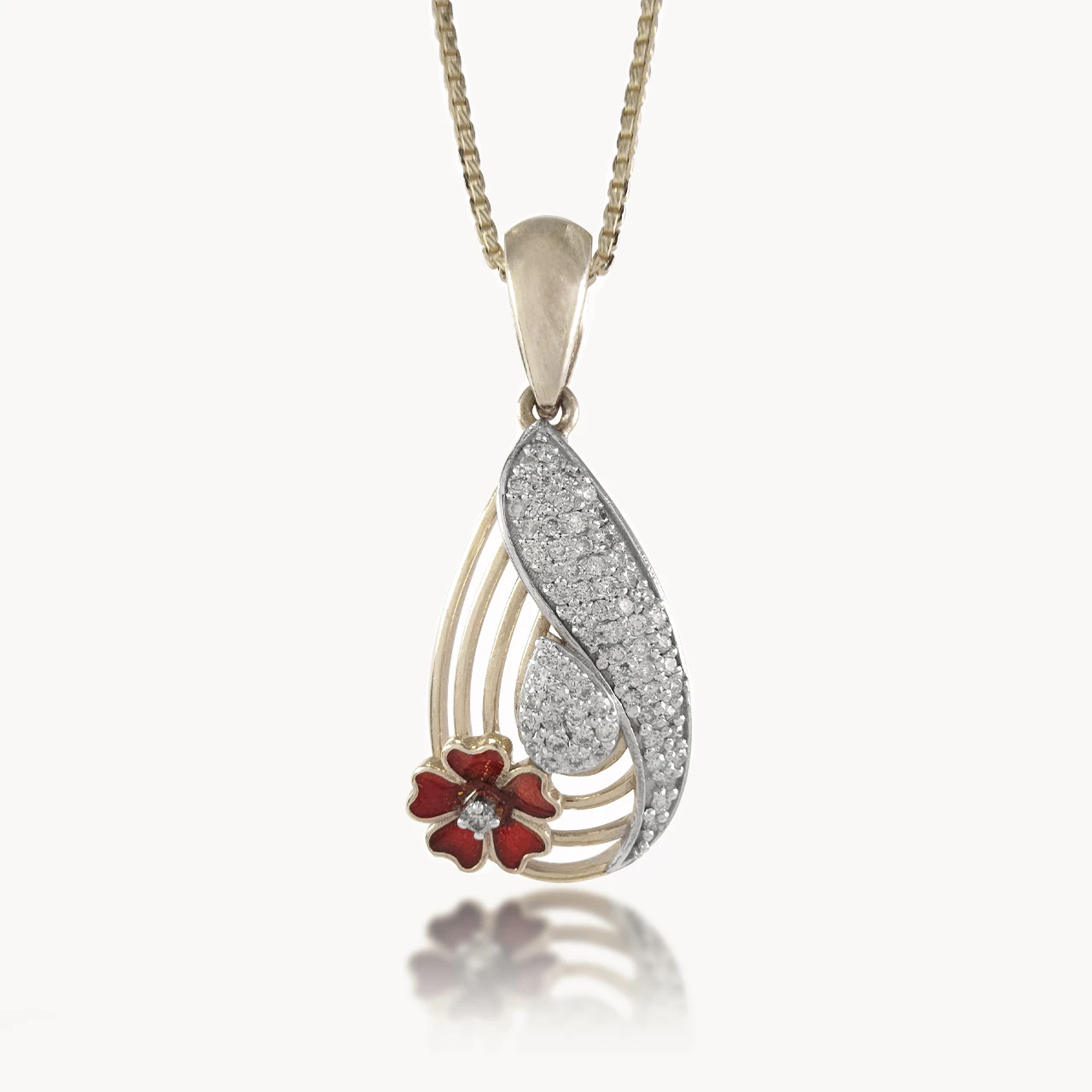 Magnificent Rose Diamond Pendant