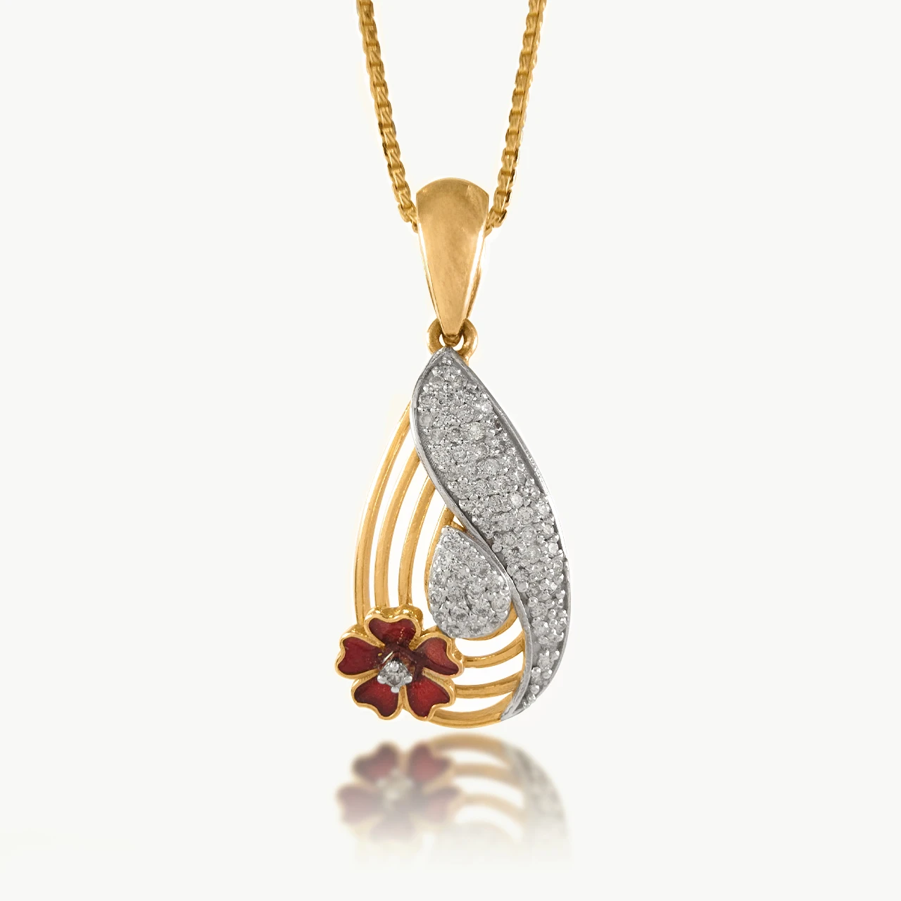 Magnificent Rose Diamond Pendant