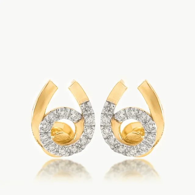 Aura Loop Diamond Earrings
