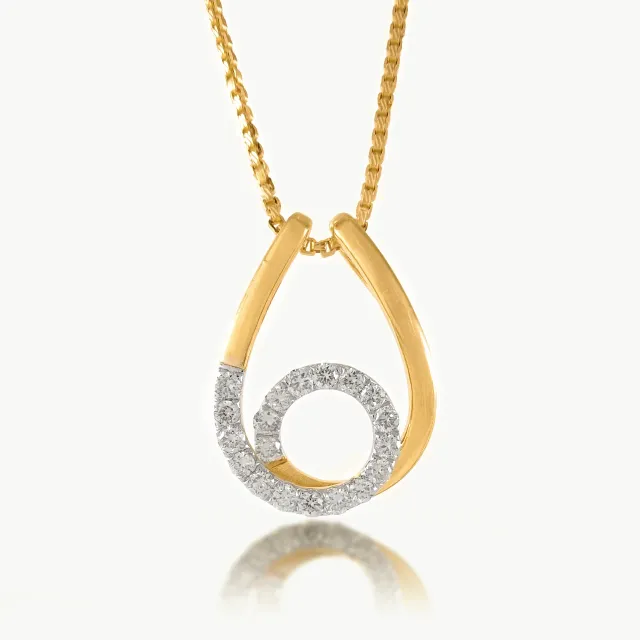Aura Loop Diamond Pendant