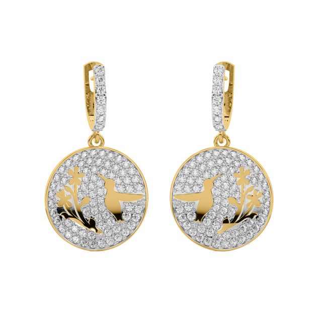 Wildlife Wonders Diamond Earrings