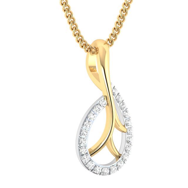 Hanna Round Diamond Office Wear Pendant