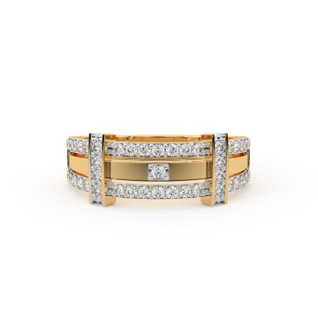 Classy Diamond Ring For Men