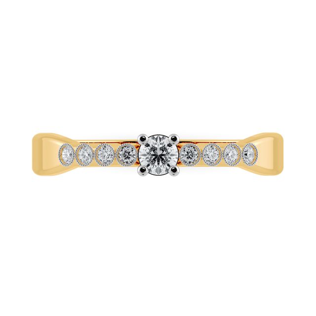 Vintage Design Diamond Engagement Ring
