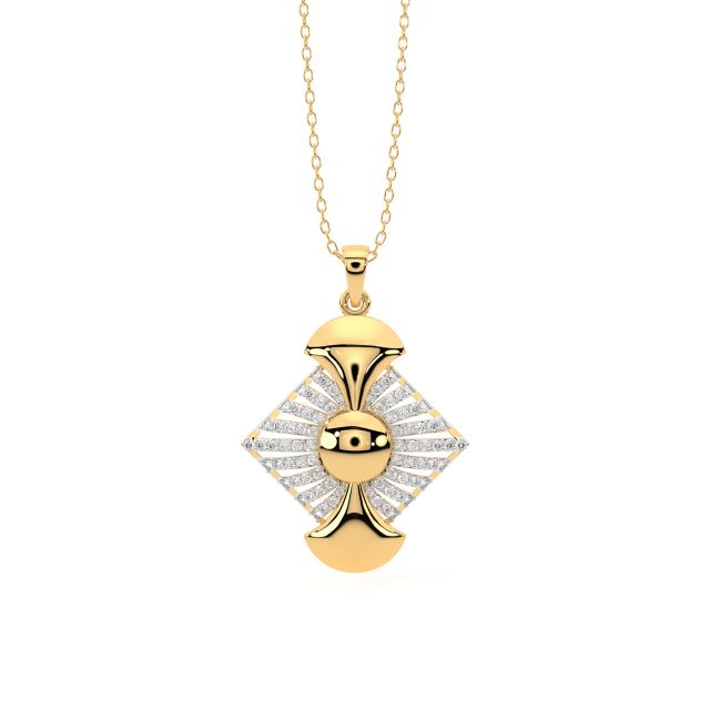 Ideally Lit Diamond Pendant