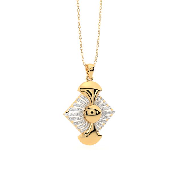 Ideally Lit Diamond Pendant