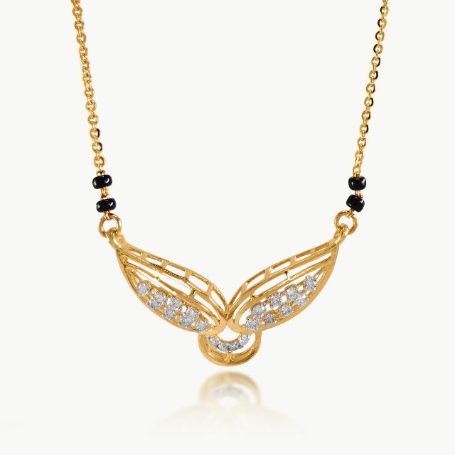 Ahana Designer Diamond Mangalsutra with Chain