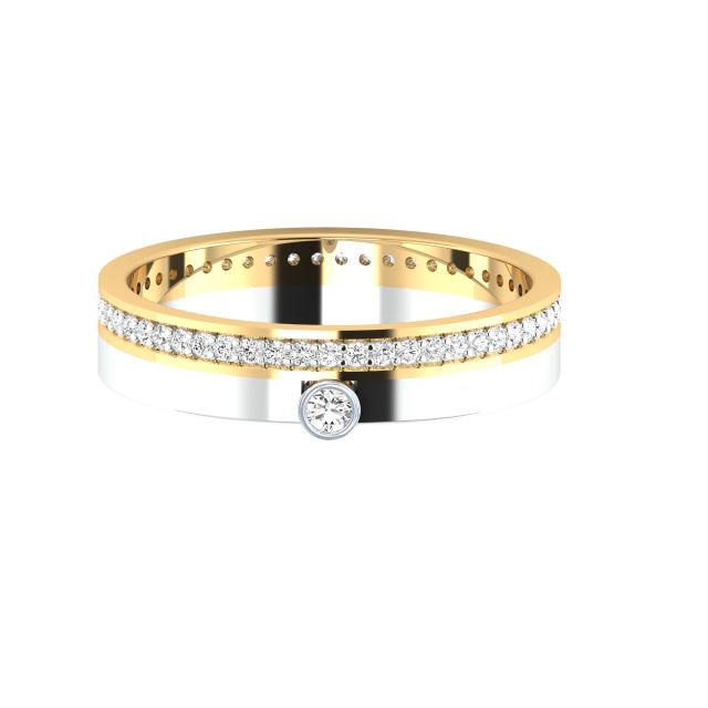 Tej Diamond Band Engagement Ring For Him