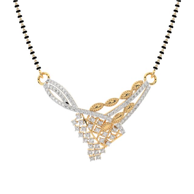 Stefan Round Diamond Mangalsutra