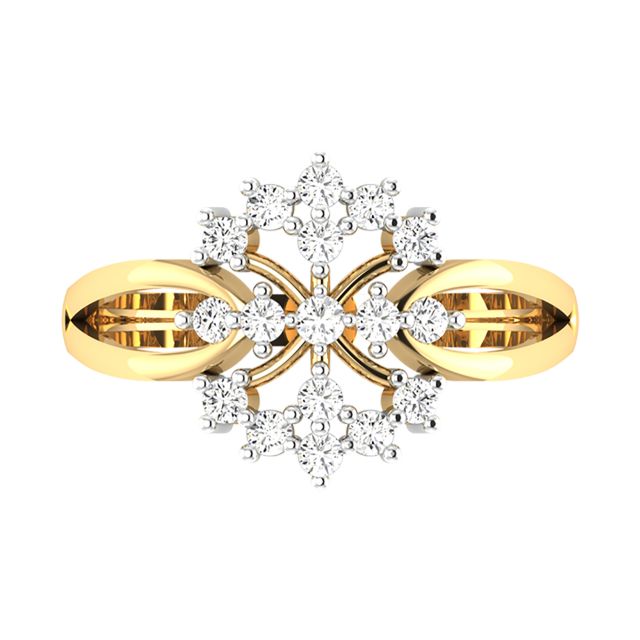 Liama Round Diamond Engagement Ring