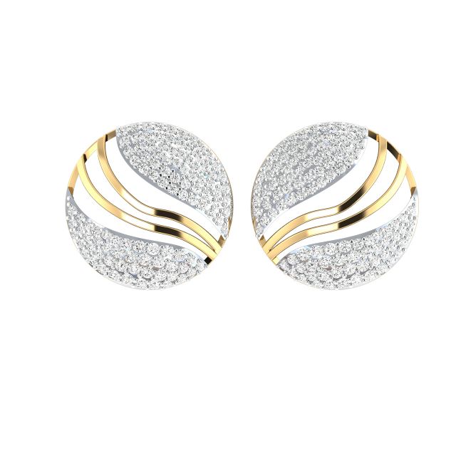 Beeja Elegant Design Diamond Earrings