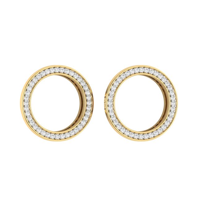 Banhi Elegant Round Diamond Pendant