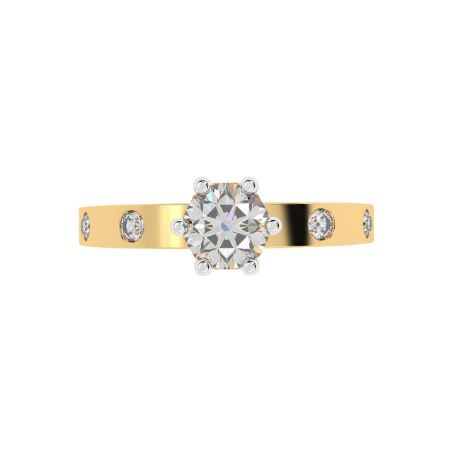 Victoria Diamond Solitaire Ring
