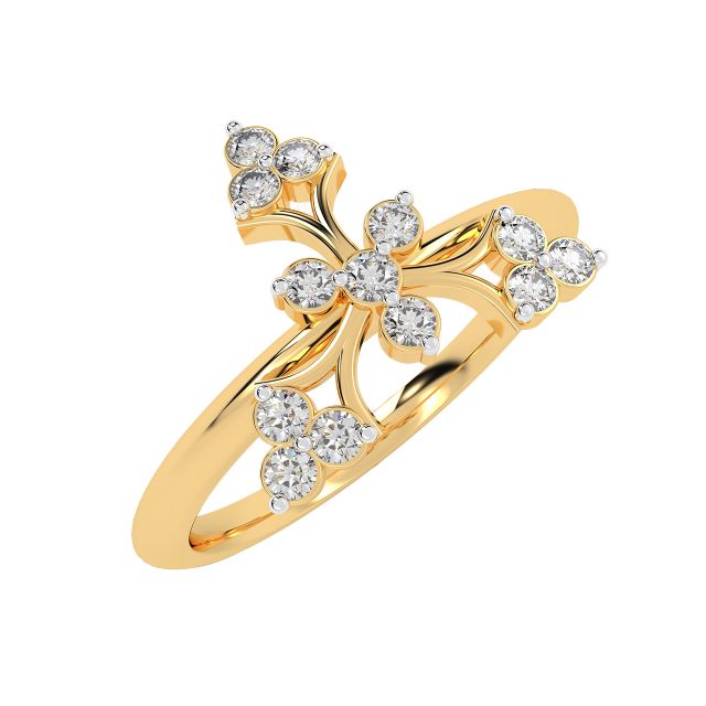 Bunch Of Diamond Design Ring