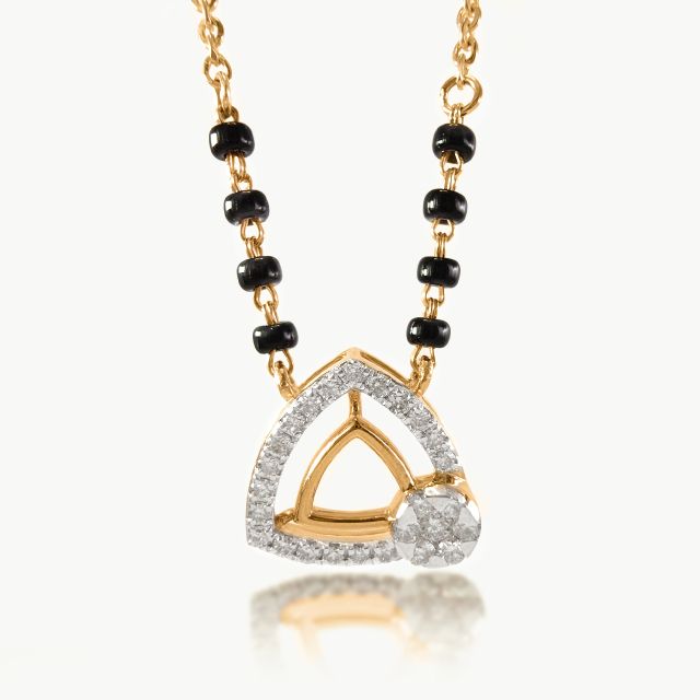 Orniva Diamond Mangalsutra with Chain