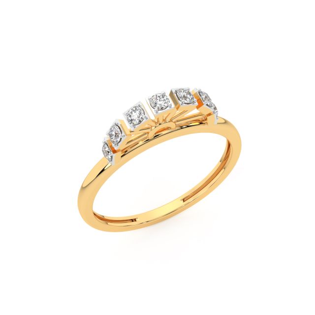 Diamond Queen's Crown Ring