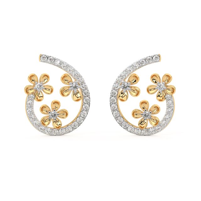 Drop Dew Diamond Earrings