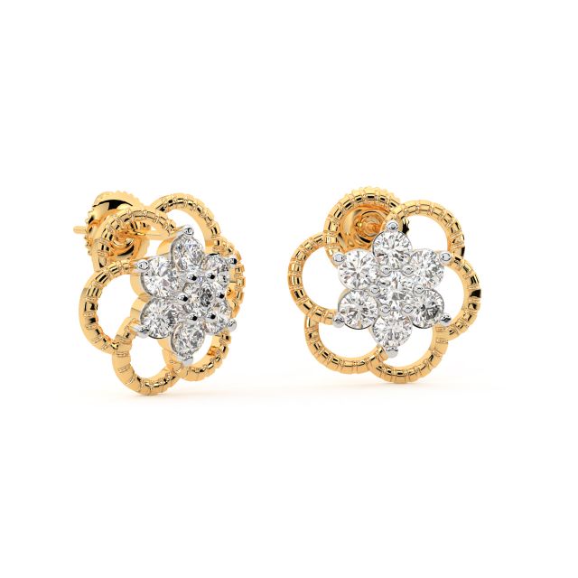 Azha Diamond Stud Earrings