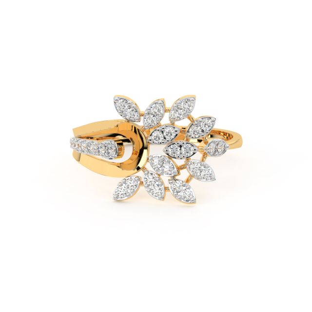 Foliole Diamond Ring For Women