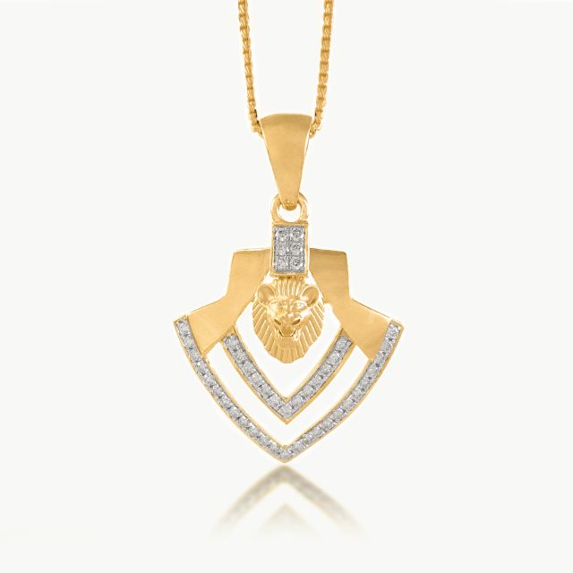 Arya Lion Diamond Pendant