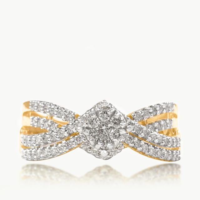 Regal Knot Diamond Ring
