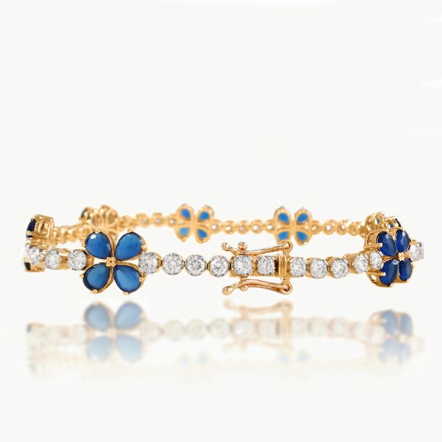 Kayleigh Round Diamond Bracelets