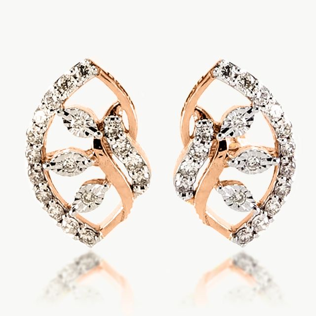 Tabatha Design Diamond Stud Earrings