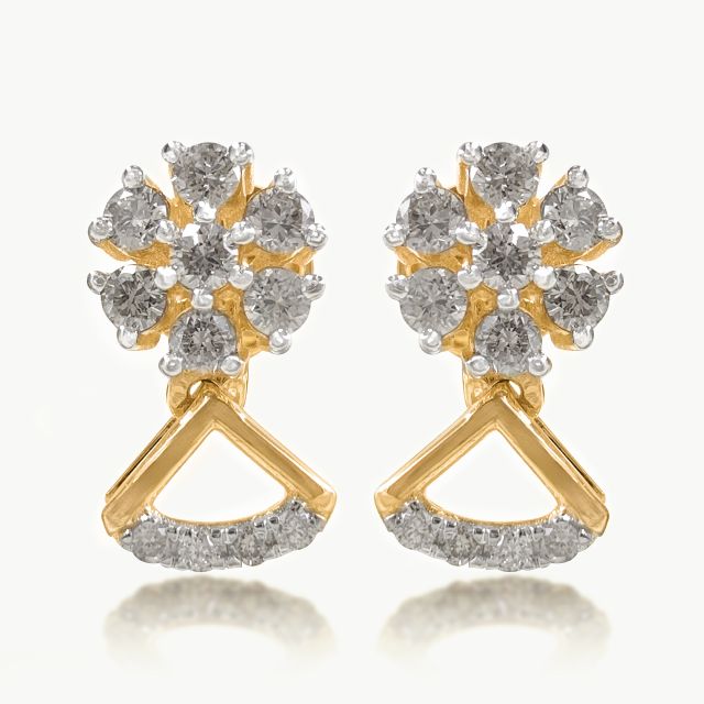 Blossom Charm Diamond Studs
