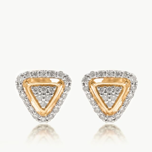 Gleaming Prism Diamond  Earrings