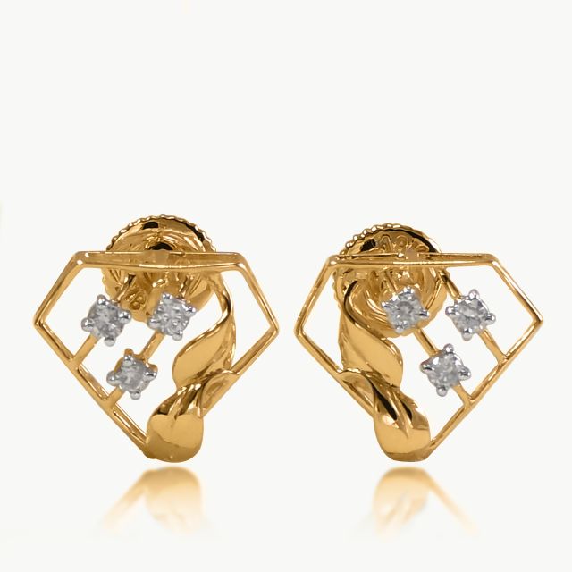 Eterna Curve Diamond studs